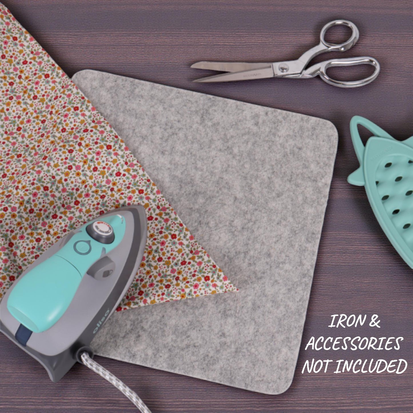 A3 Wool Pressing Mat 12mm by Milward.Heat Absorbing Ironing & Quilting Mat