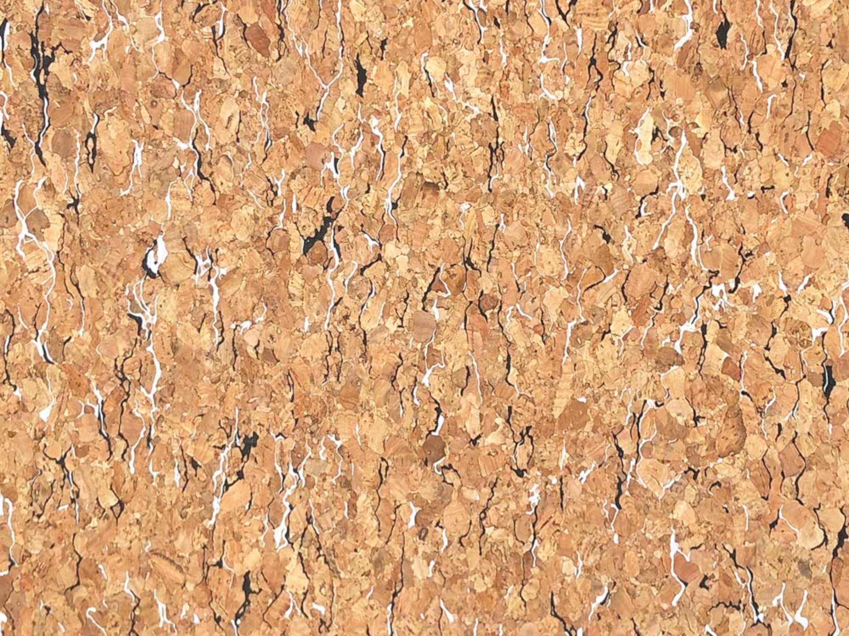 CORK FABRIC Black & White Fleck. Sold by 1/2m Roll ***Multibuy Discounts***