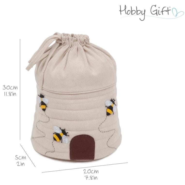 BEE HIVE DRAWSTRING Bag. Ideal for Crafts, Knitting & Sewing. Super Quality