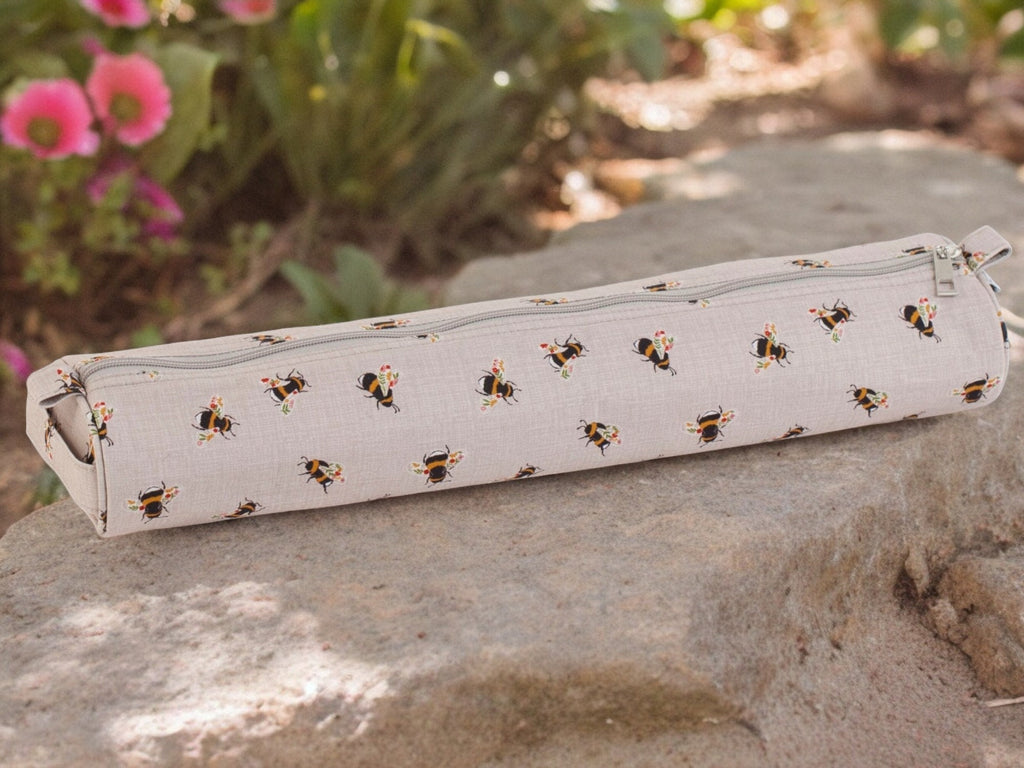 Bee Design Knitting Bag Set: Cotton Craft & Needle Cases