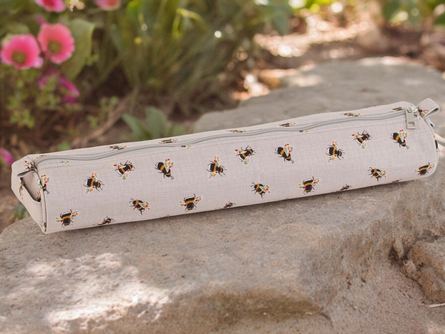 Bee Design Knitting Bag Set: Cotton Craft & Needle Cases