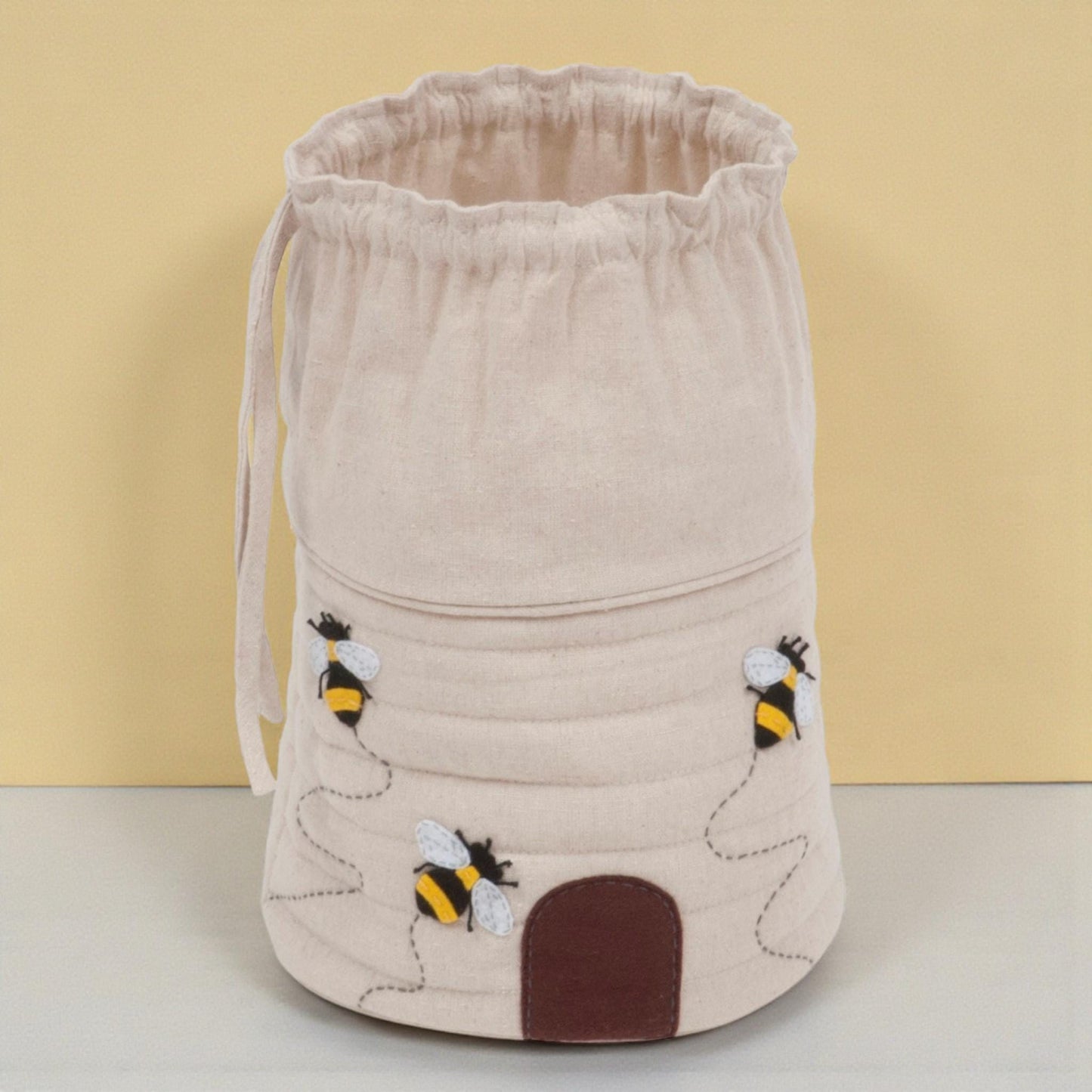 BEE HIVE DRAWSTRING Bag. Ideal for Crafts, Knitting & Sewing. Super Quality