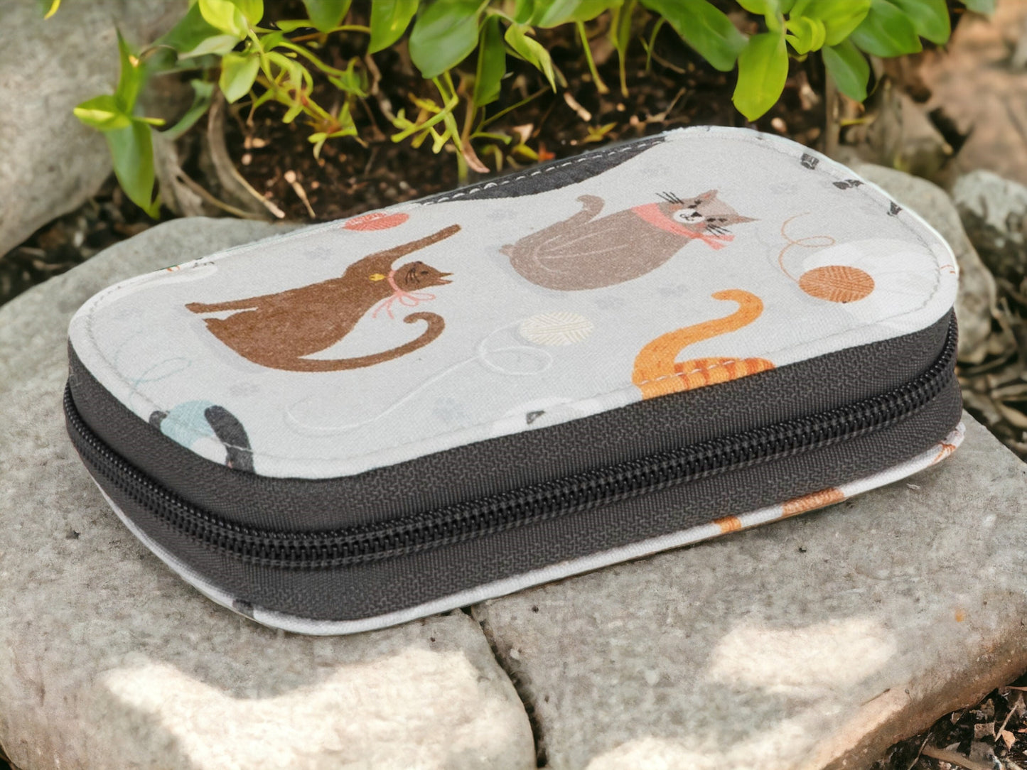 Cats Sewing Basket Set, Knitting Bag and Sewing Kit
