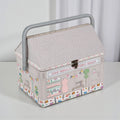 Large Sewing Box Shop Design – Sturdy Handle & Tray