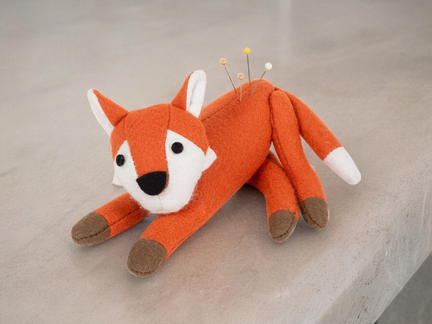 FOX PIN CUSHION From the Woodland Toadstool Range
