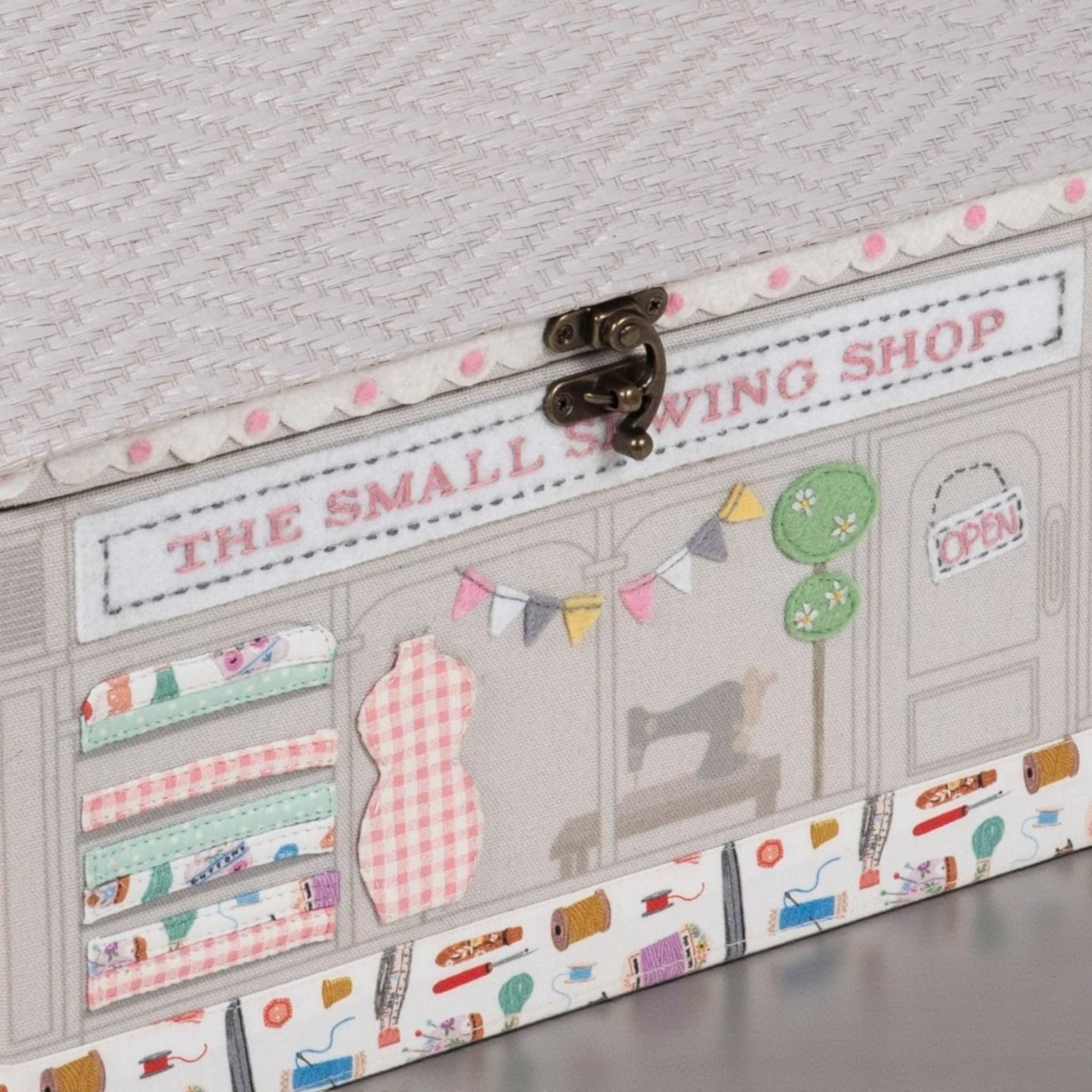 Large Sewing Box Shop Design – Sturdy Handle & Tray