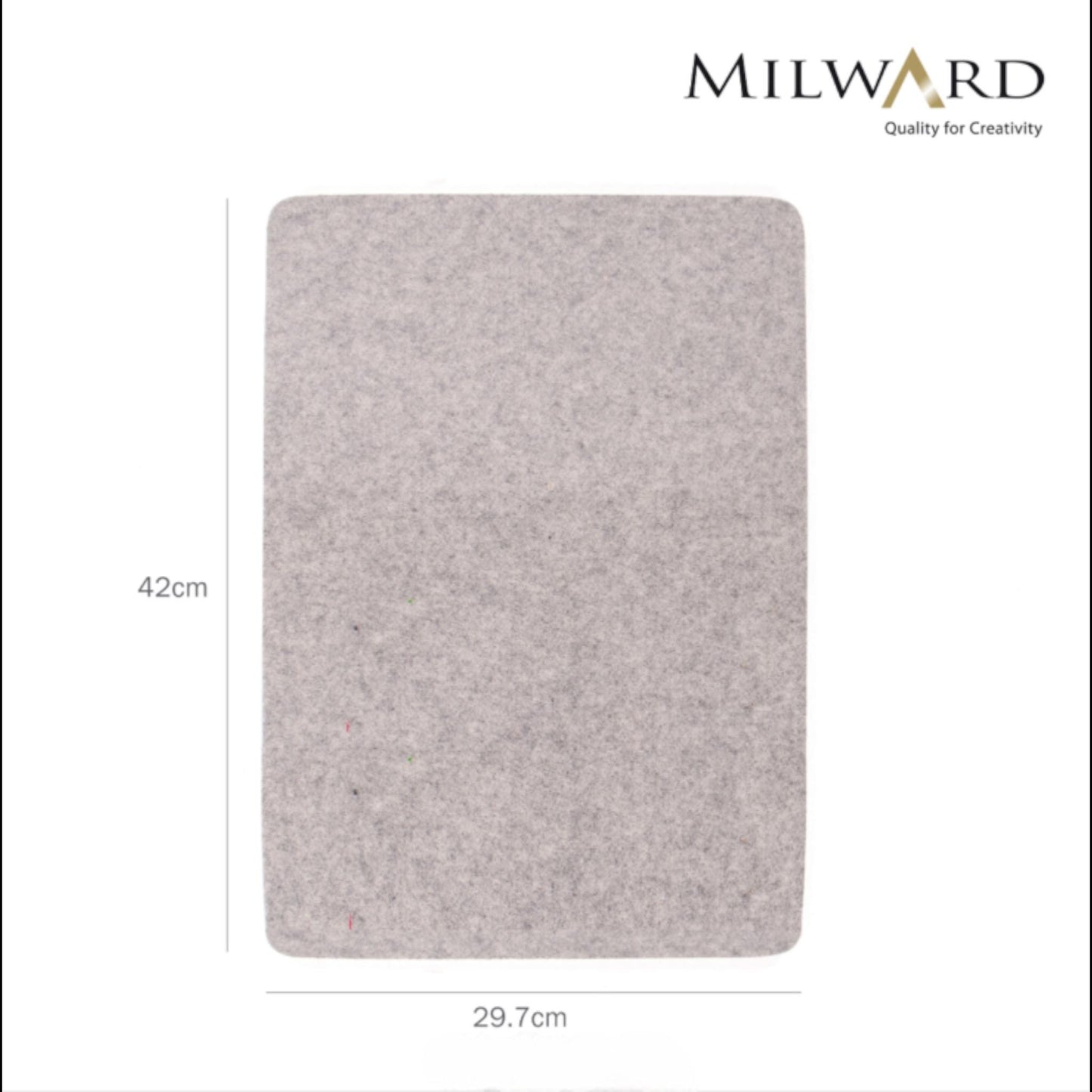 A3 Wool Pressing Mat 12mm by Milward.Heat Absorbing Ironing & Quilting Mat