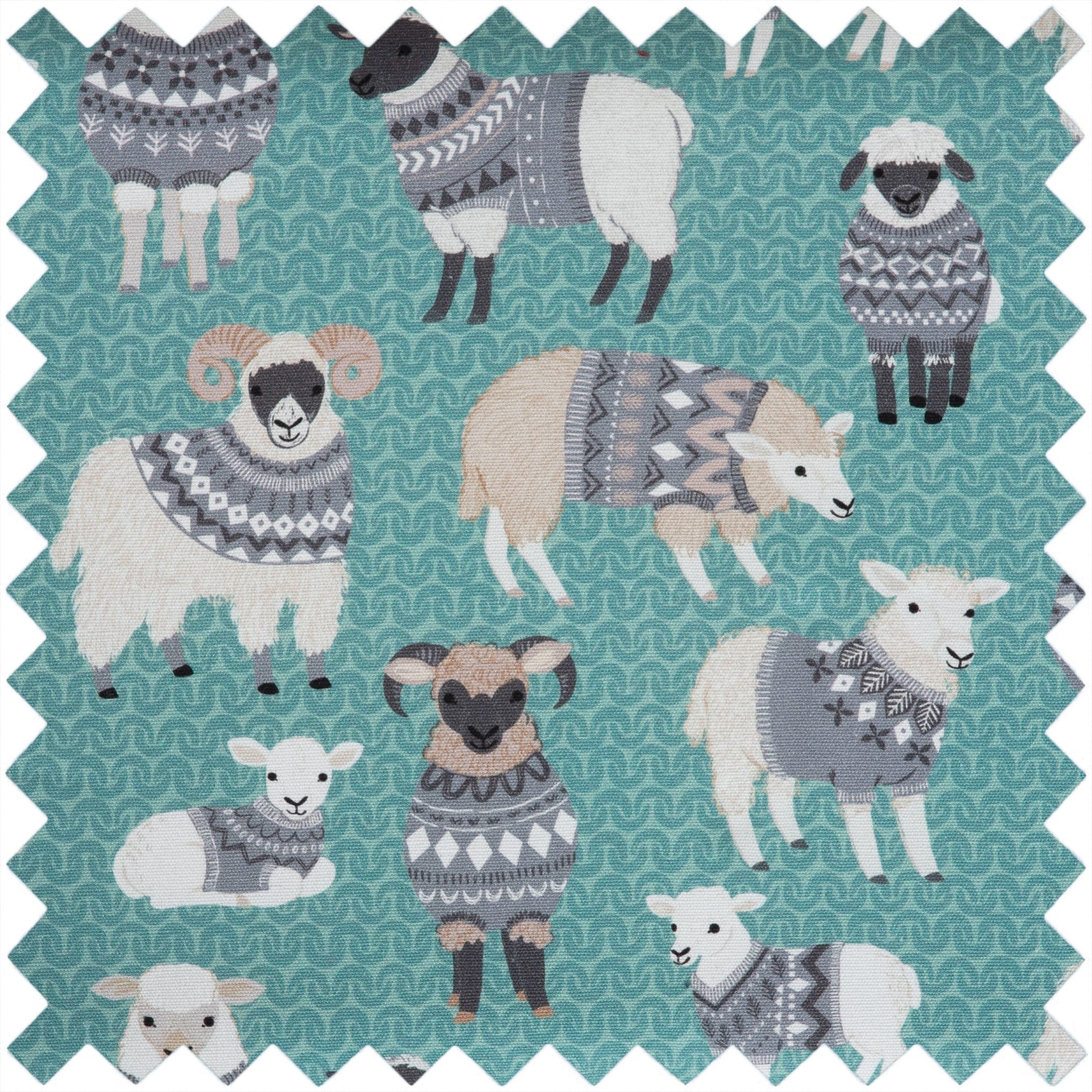 Sheep Knitting Bag with Front Pocket Needle Storage for Pins up to 40cm