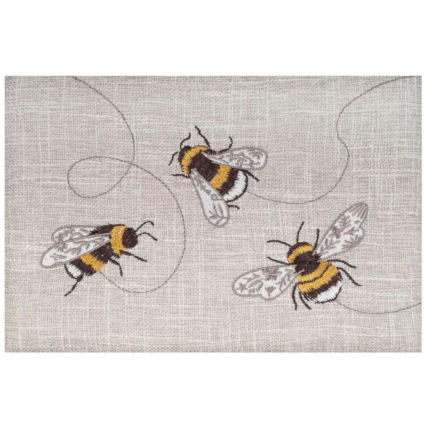 Bee Embroidered Sewing Basket Medium Box with Optional Sewing Kit