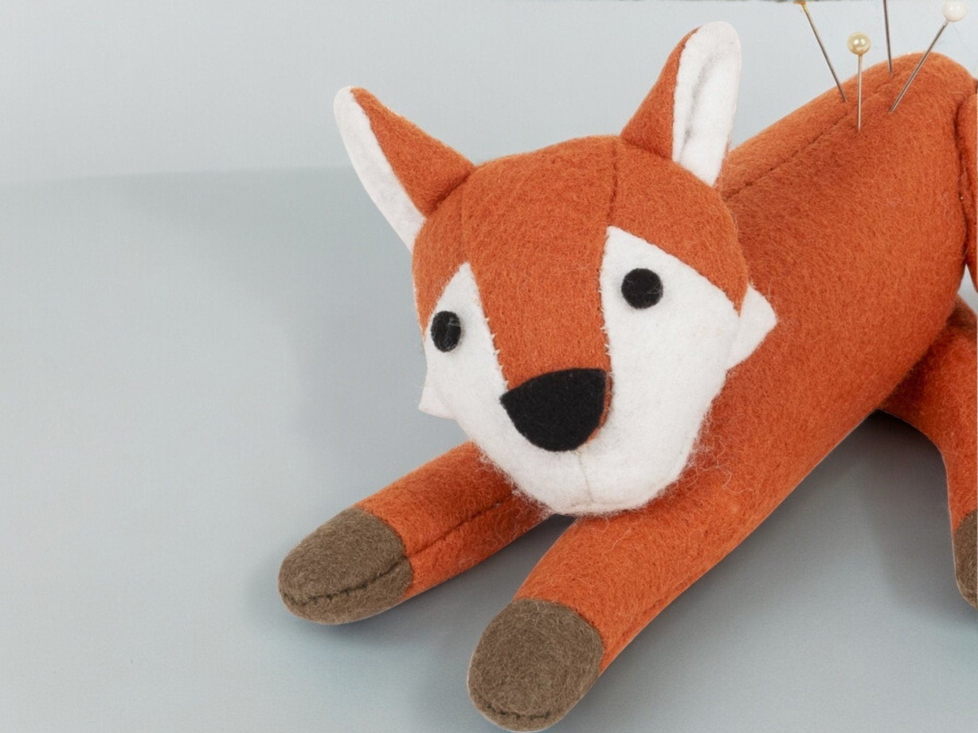FOX PIN CUSHION From the Woodland Toadstool Range