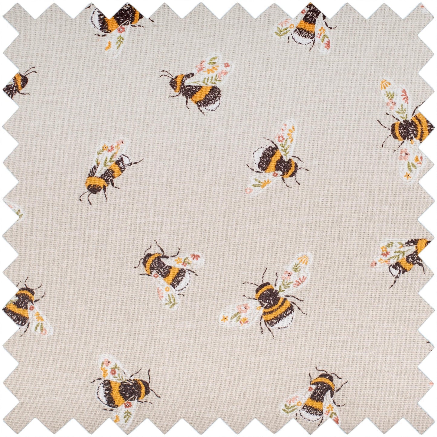 Bee Knitting & Craft Tote Organiser Bee Design Sturdy Bag with Lots of Compartments