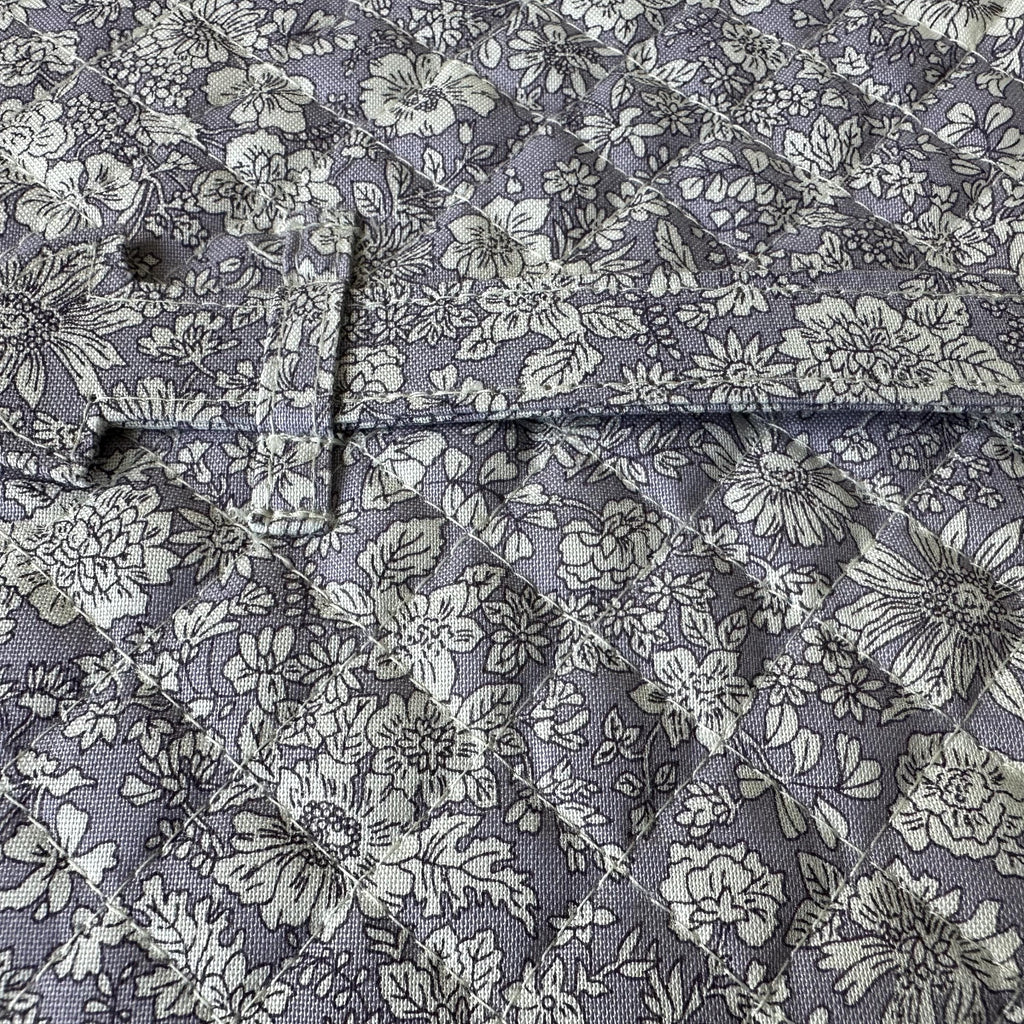 Liberty Sewing Box in Lilac & White Floral Cotton Print with Optional Sewing Kit Available