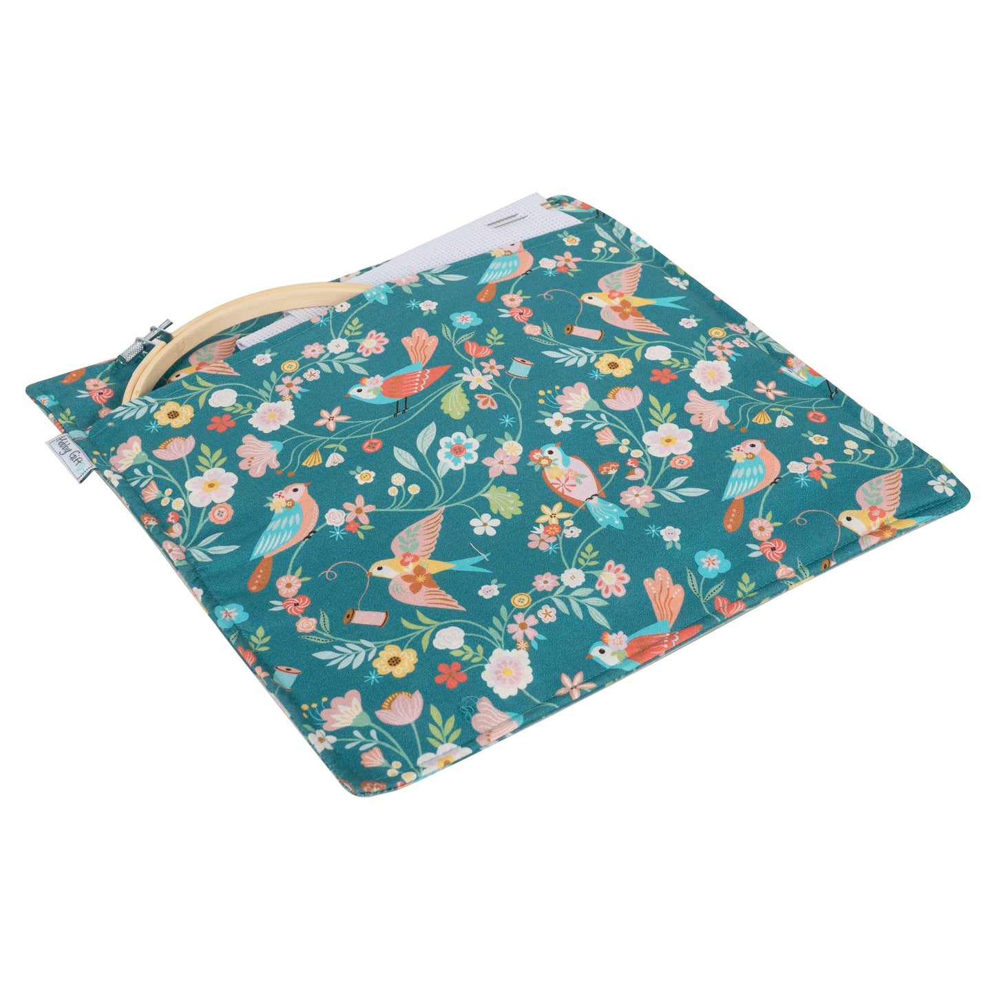 BIRD AVIARY CRAFT SET: Project Craft Bag, Project Pouch, Needle Case & Handy Tape Measure