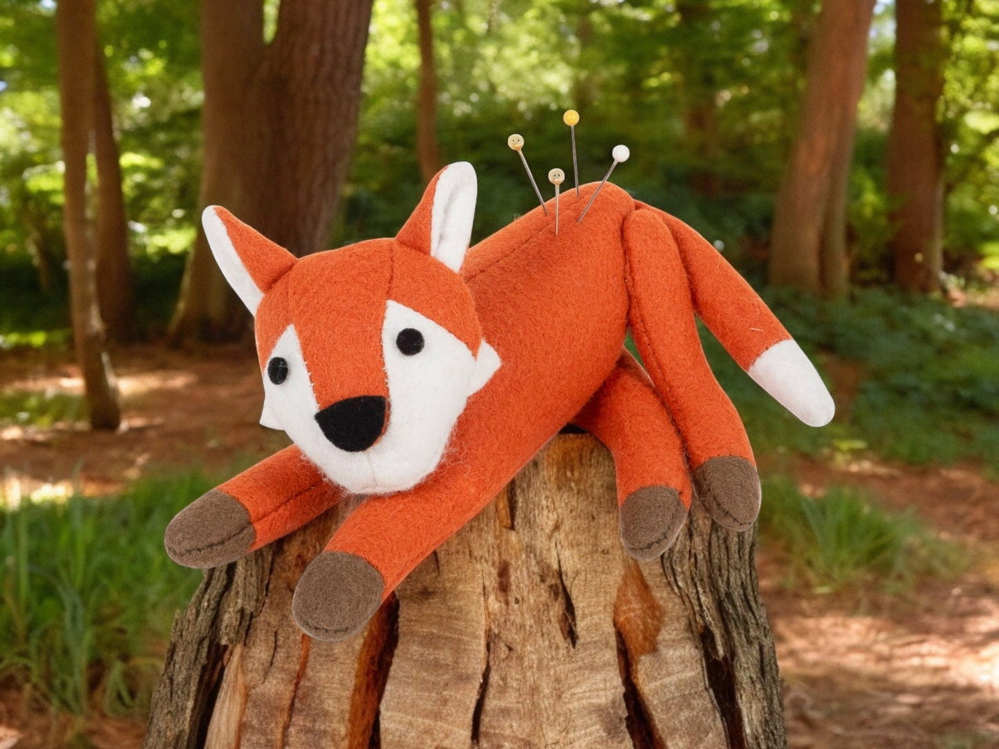 FOX PIN CUSHION From the Woodland Toadstool Range