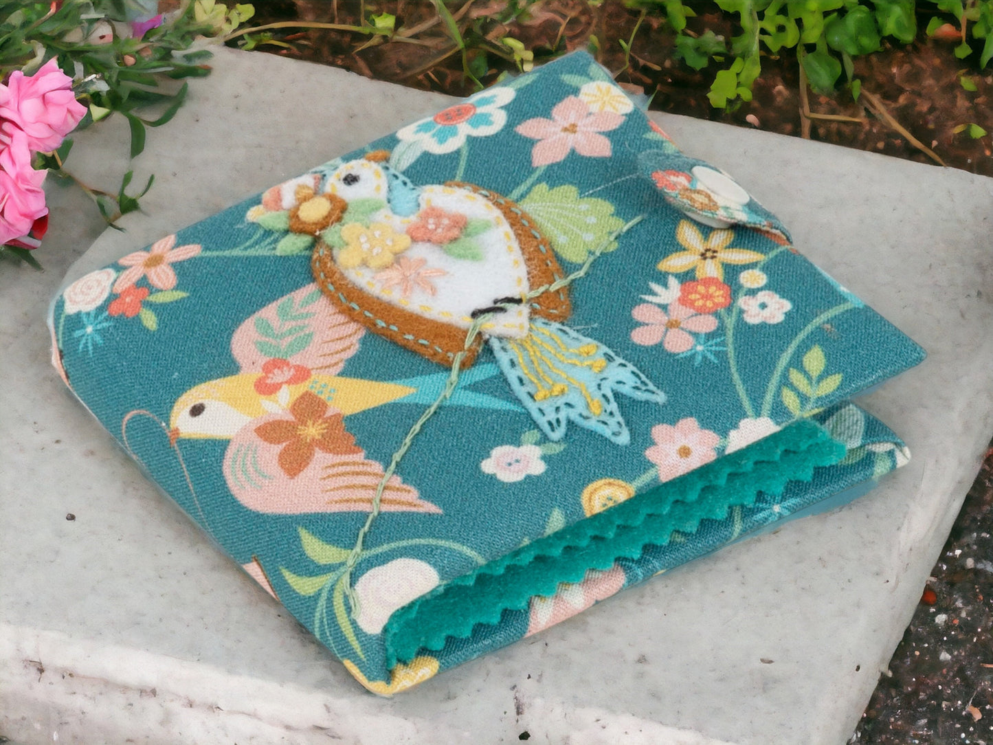 BIRD AVIARY CRAFT SET: Project Craft Bag, Project Pouch, Needle Case & Handy Tape Measure