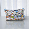 Puffin Design Zipped Pouch: Knitting, Sewing & Craft Storage by Emma Ball