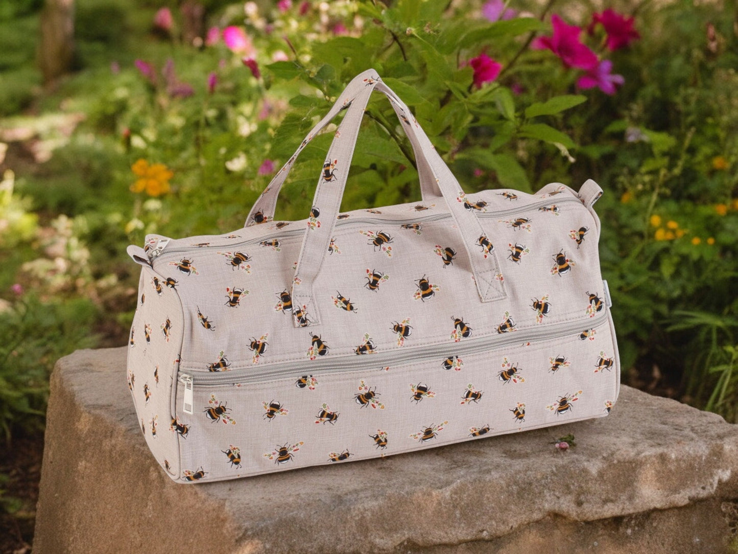 Bee Design Knitting Bag Set: Cotton Craft & Needle Cases