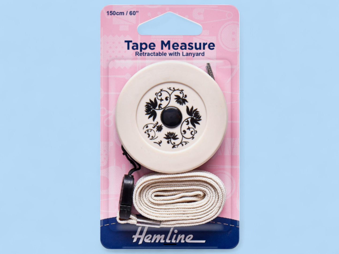 RETRACTABLE TAPE MEASURE with Lanyard Attached & Magnet on the Back. 150cm 60"