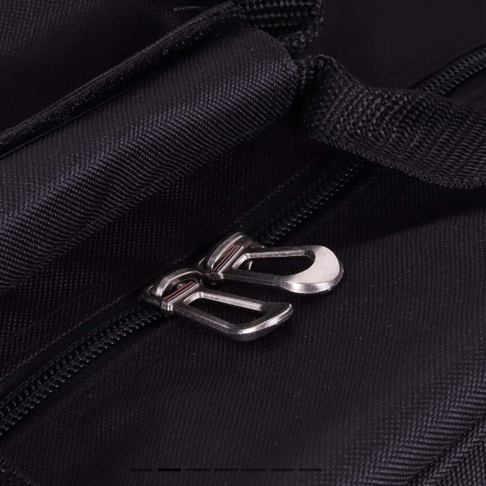 Black Sewing Machine Carry Case Bag – Padded Storage with Front Pocket – Heavy Duty Polyester