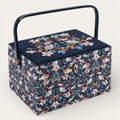 Blossom Birds Sewing Box with Embroidered Lid – Optional Sewing Accessory Kit
