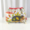 Emma Ball Hedgehog Drawstring Bag. Knitting & Crochet Project Storage