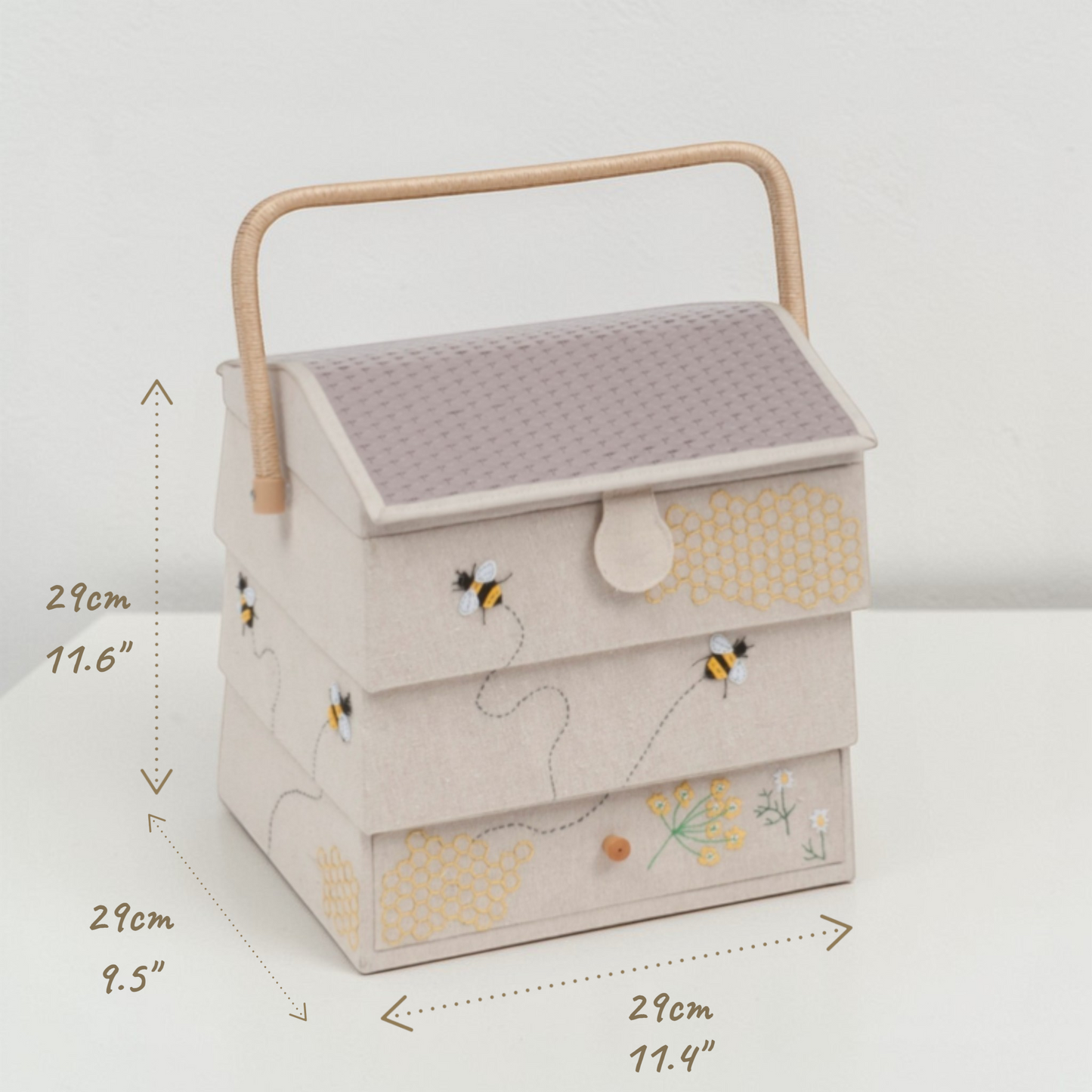 HIVE SEWING BASKET  Design Large Size