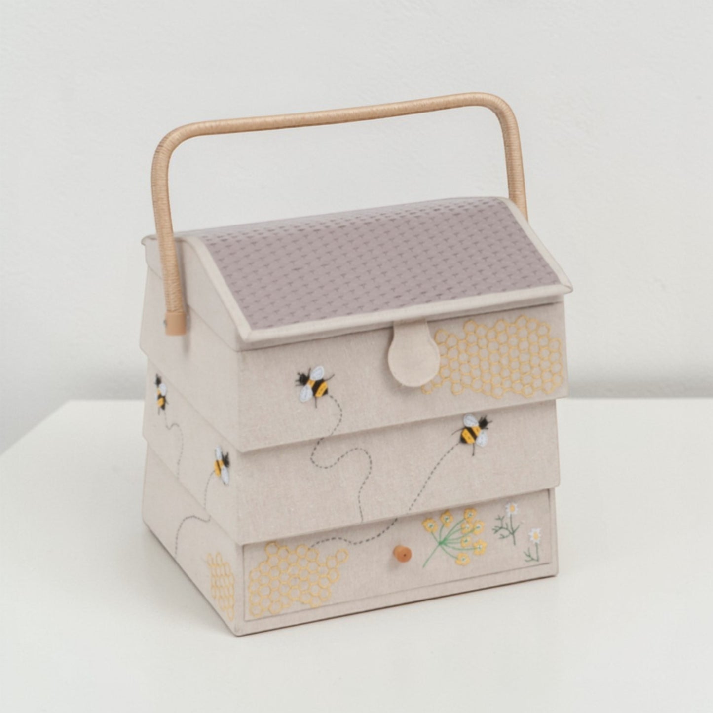 HIVE SEWING BASKET  Design Large Size