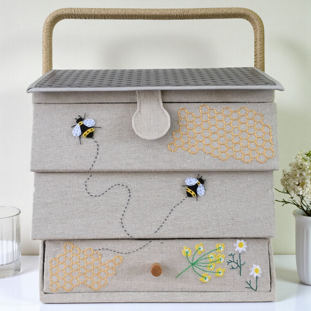 HIVE SEWING BASKET  Design Large Size