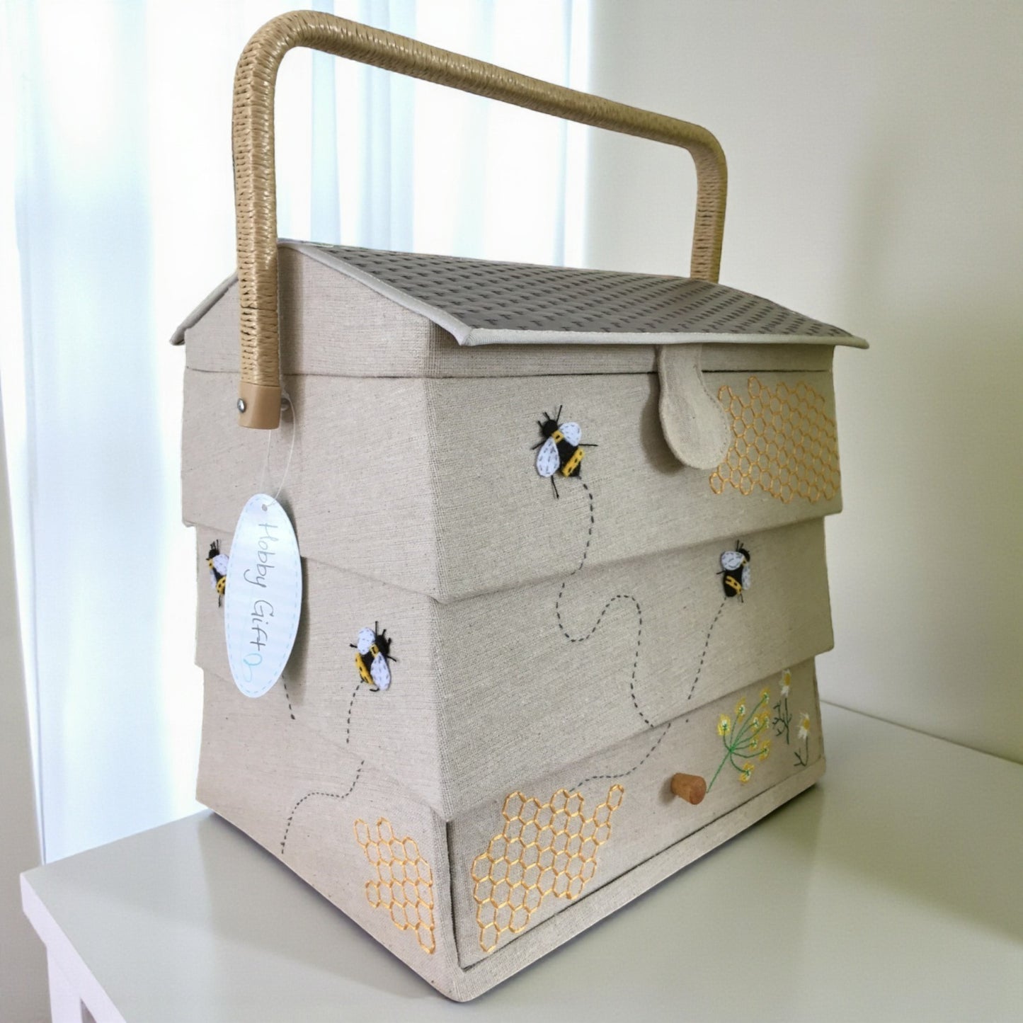 HIVE SEWING BASKET  Design Large Size