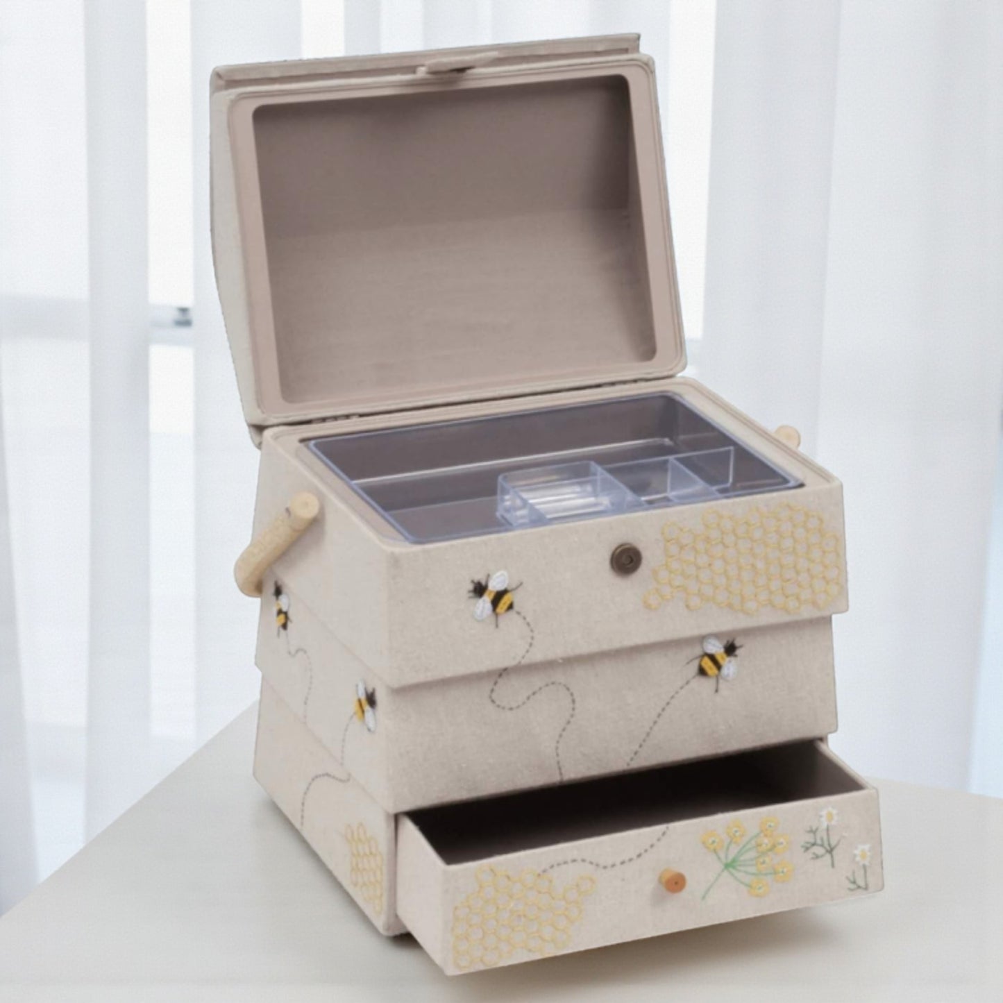 HIVE SEWING BASKET  Design Large Size