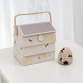 Large Bee Hive Sewing Basket & Pin Cushion Set
