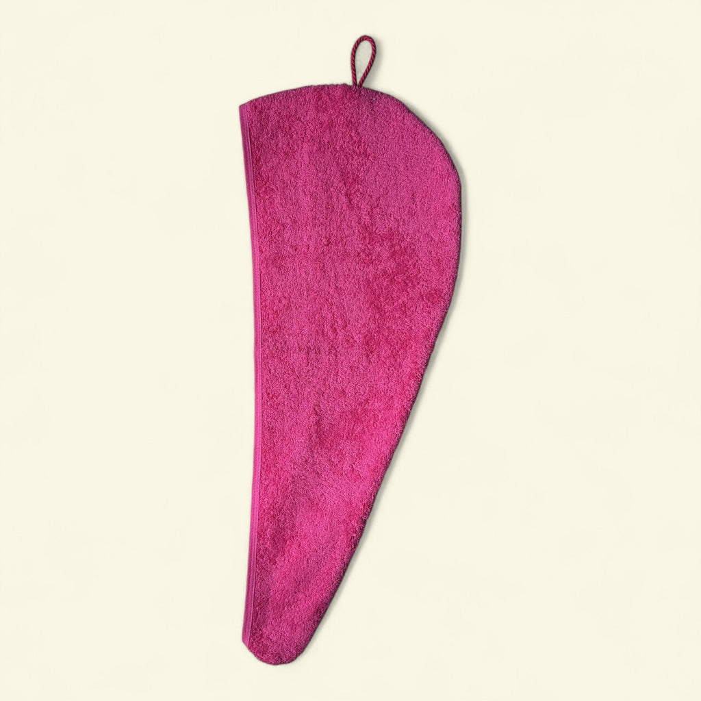 Turbietastic Luxury Cotton Hair Towel Wrap: 500gsm Thick Absorbent Turbie Towel