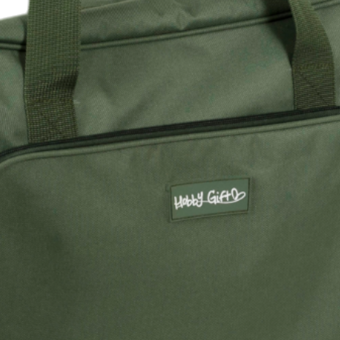Khaki Sewing Machine Carry Case Bag – Padded Storage with Front Pocket – Heavy Duty Polyester