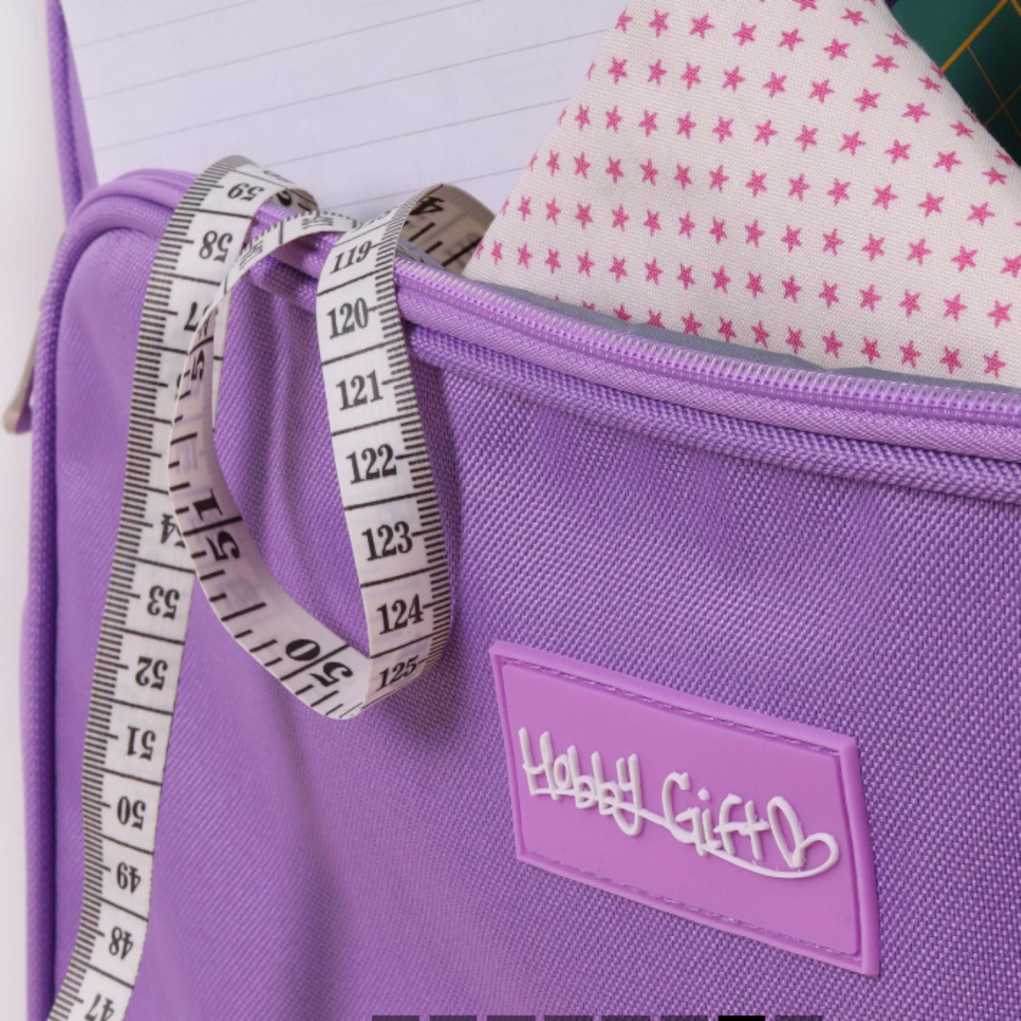 Lilac Sewing Machine Carry Case Bag – Padded Storage with Front Pocket – Heavy Duty Polyester