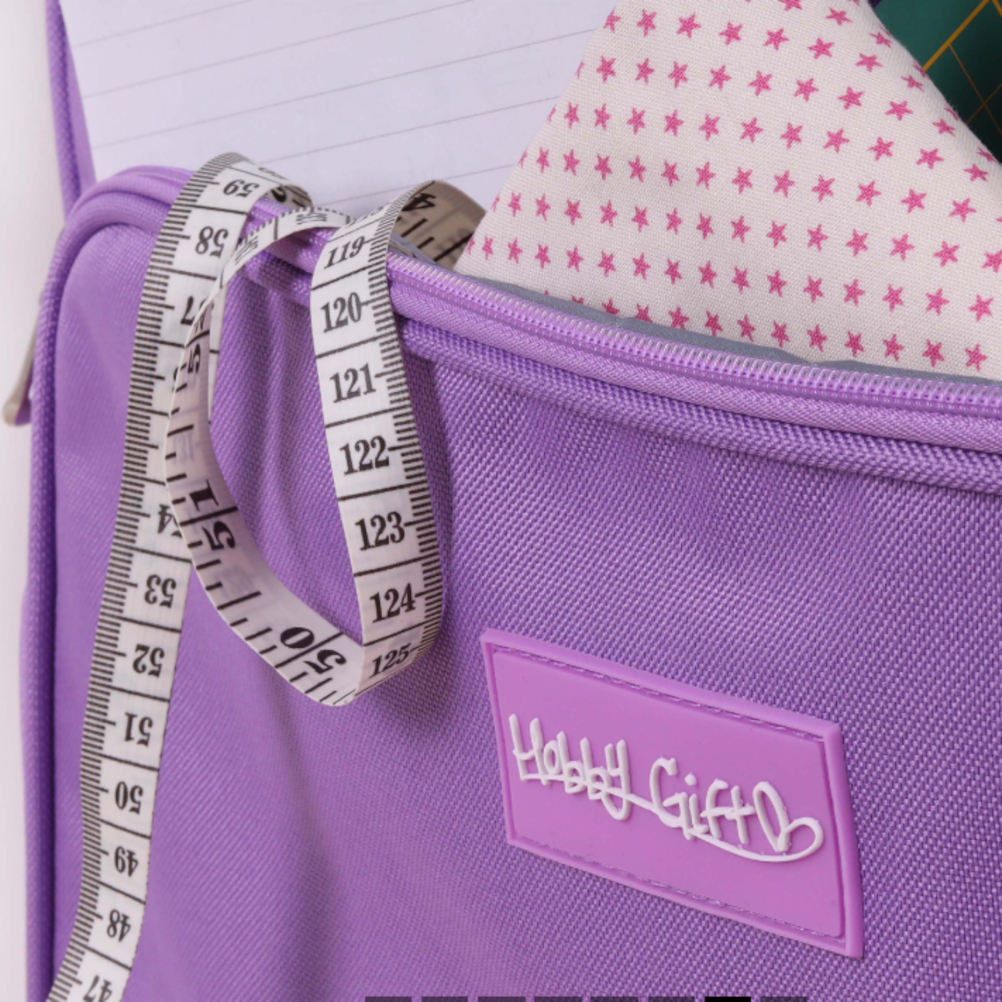 Lilac Sewing Machine Carry Case Bag – Padded Storage with Front Pocket – Heavy Duty Polyester
