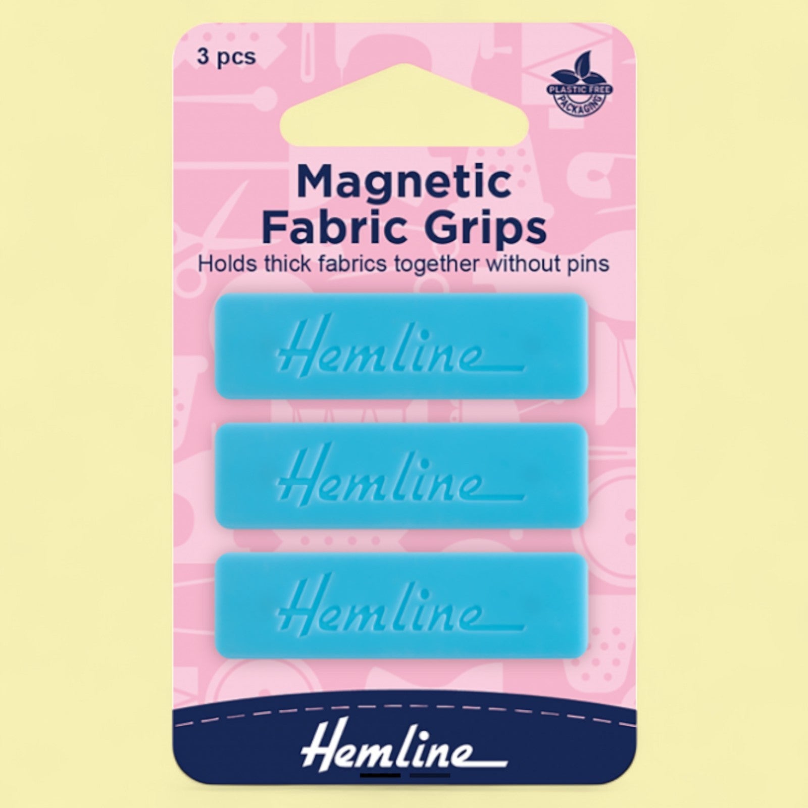 MAGNETIC FABRIC GRIPS ~ Holds Thick Fabric Together Without Pins
