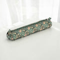Morris Green Knitting Needle Case Large Cotton Floral Storage for 40cm Needles