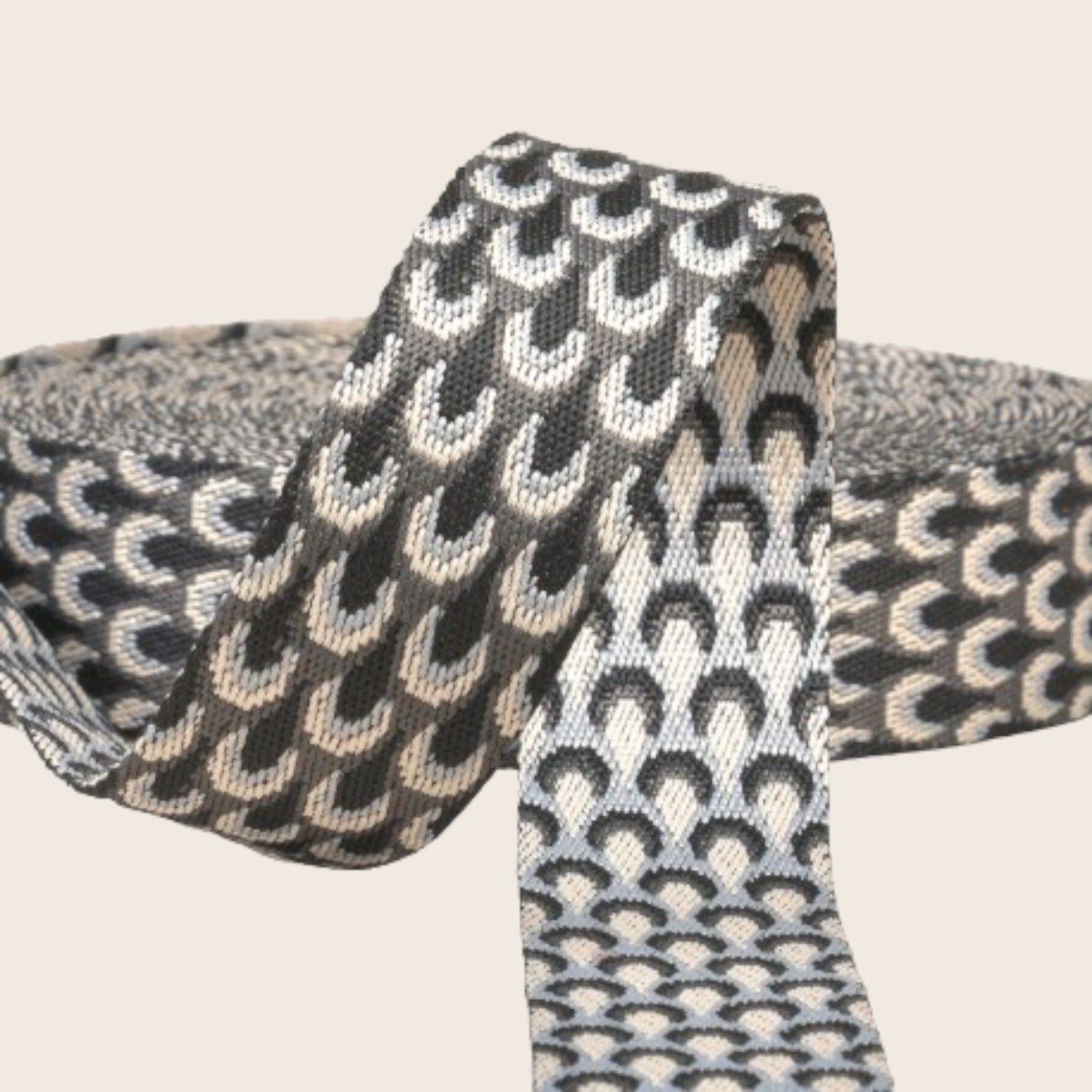 Peacock Webbing 38mm Strap – Woven Bag Handle Trim – 5 Colours – 3m Length