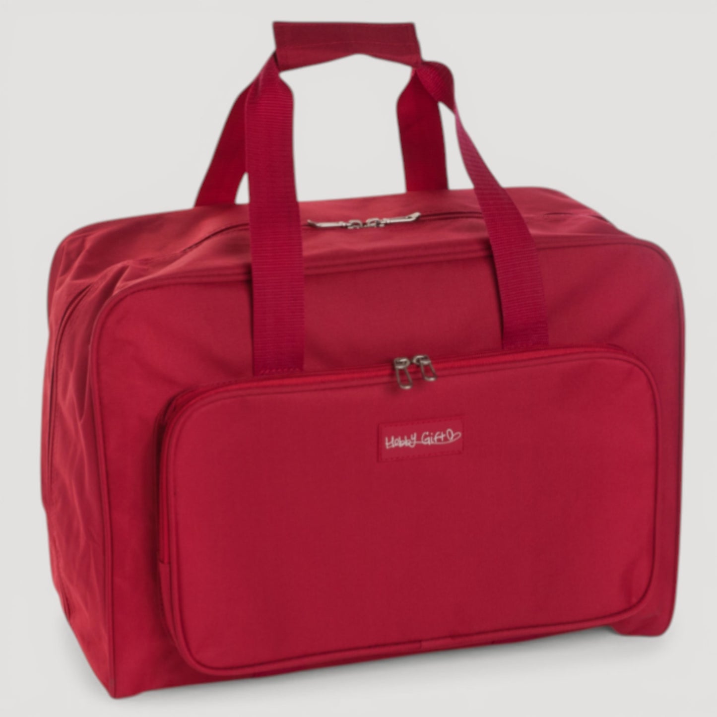 Pink Sewing Machine Carry Case Bag – Padded Storage with Front Pocket – Heavy Duty Polyester