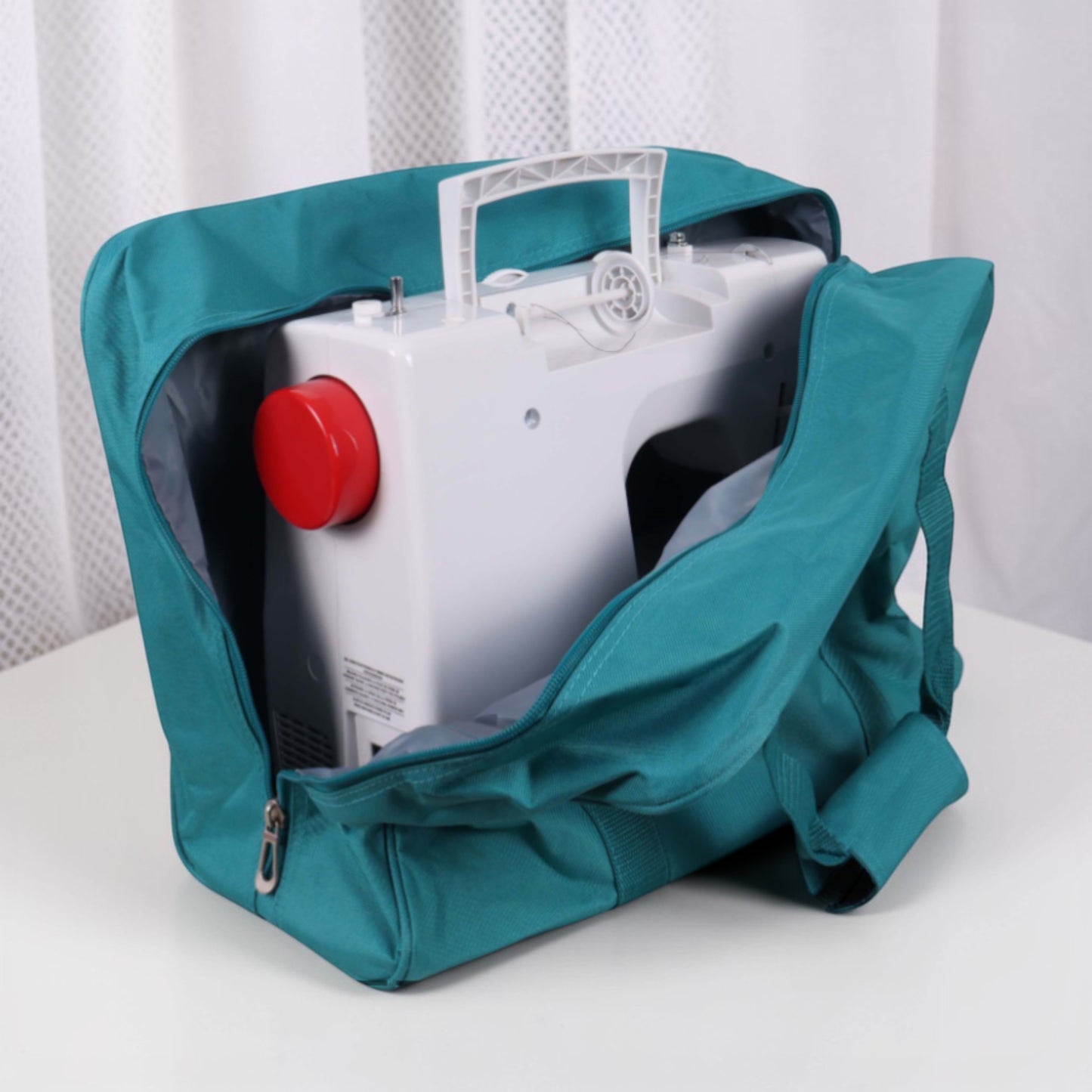 Teal Sewing Machine Carry Case Bag – Padded Storage with Front Pocket – Heavy Duty Polyester (Copy)
