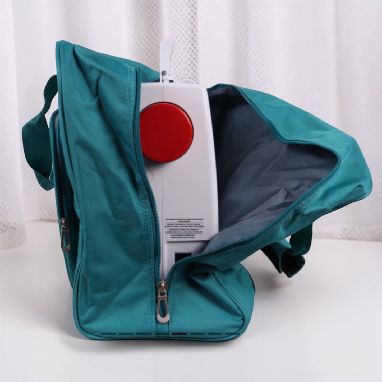 Teal Sewing Machine Carry Case Bag – Padded Storage with Front Pocket – Heavy Duty Polyester (Copy)