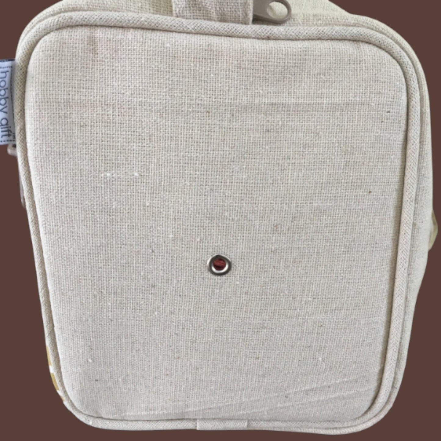 Bee Knitting Bag – Yarn Storage Tote with Wool Dispenser