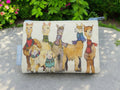 ZIPPED PURSE Alpaca & Friends Design by Emma Ball