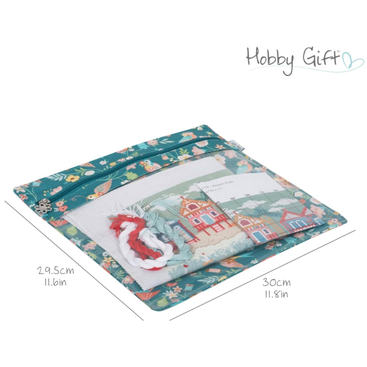 Project Craft Bag & Pouch Set ~ Bird Aviary Design Craft Storage Bags