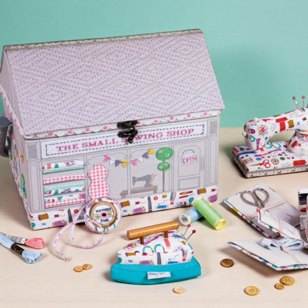 Large Sewing Box Shop Design – Sturdy Handle & Tray